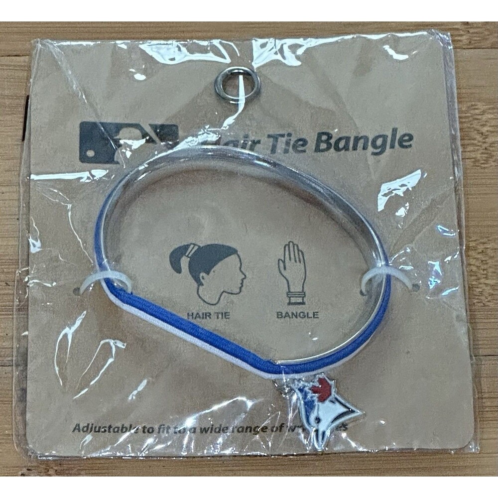 MLB Toronto Blue Jays Hair Tie Bangle - New